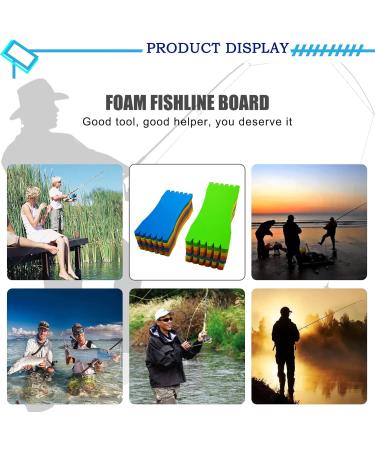 XSHAO 60-Piece Foam Fishing Leader Winders - Durable Tool Accessories for Organizing Fishing Cords (Random Colors 3 Sizes) - Buy Online on GoSupps.com