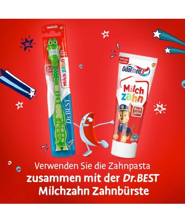 Odol-med3 Milk Toothpaste for Children - 6x75ml | Gentle Dental Care for Kids - Buy Online on GoSupps.com