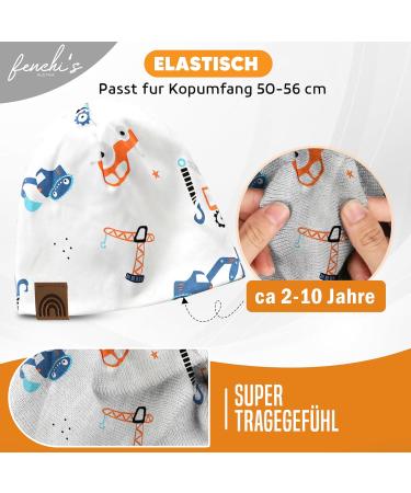 Fencchi's Austria Children's Beanie Hat | Sweet Motifs & Gift Packaging | Cotton White | Perfect for Kids - Buy Online on GoSupps.com