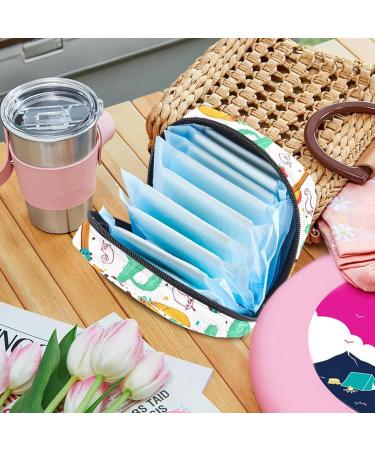 Shop Stylish Women's Binding-Up Bags | Guitars & Cacti Tampon Storage Bags with Zip Pockets - Ideal Menstrual Tied Bags - Buy Online on GoSupps.com