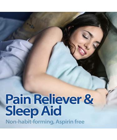 HealthA2Z Extra Strength Pain Relief PM 365 Caplets - Compare to Tylenol PM - Pain Reliever + Sleep Aid - Buy Online on GoSupps.com