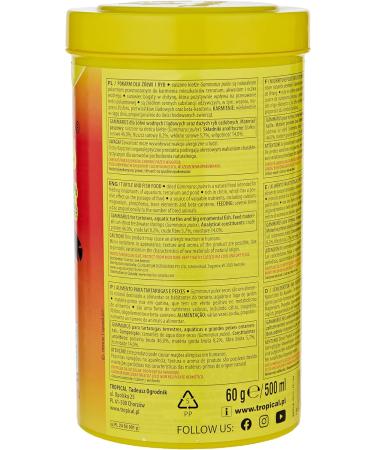 GAMMARUS 500ml / 60g - Natural Food for Aquatic Turtles and Fish Rich in Calcium Fibers and Mineral Salts - Buy Online on GoSupps.com
