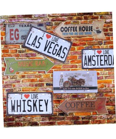 GOOHOCHY Vintage Decor Vintage Metal Signs metal outdoor decor beer sign outdoor sign antique signs bar tin signs decorate poster vintage Metal Sign - Buy Online on GoSupps.com
