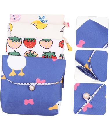 Lurrose Mini Container 16-Part - Versatile Napkin & Makeup Brush Storage Bag | Perfect for Menstrual Pads & Money Exchange - Ideal for Girls' First Period - Buy Online on GoSupps.com