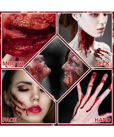 Halloween Makeup Kit | Fake Blood Gel Scar Wax Face & Body Paint | Special Effects Clown Zombie Vampire Makeup International Shipping Available - Buy Online on GoSupps.com