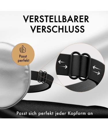 Liebesfreunde 100% Real Silk Eye Mask | Comfortable Sleep Mask for Men & Women | Soft Blindfold in Silver Grey - Buy Internationally! - Buy Online on GoSupps.com