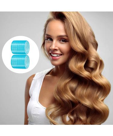 55mm Self Grip Hair Rollers Set - 18 Pieces with Duck Teeth Hair Clips for Women & Men - Buy Online on GoSupps.com