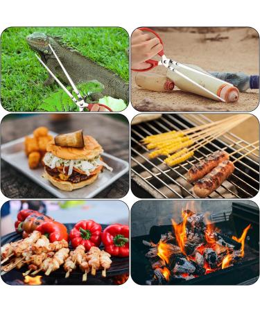 lasuroa Reptile Feeding Tongs 14.5in Snake Feeding Tongs Anti-Slip Corn Ball Python Accessories for Terrarium Extra Long Tweezers for Snake Tortoise Lizard Frog Spider - Buy Online on GoSupps.com