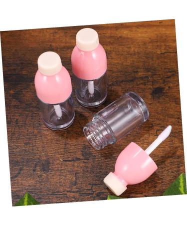 UKCOCO Flacons De Gloss L vres Vides 10 Pi ces Petite Taille Transparent Plastique Pour Femmes Voyage Facile Contenant Brillant L vres Rose - Buy Online on GoSupps.com