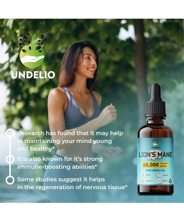 Lions Mane Supplement - Daily Mushroom Supplement for Memory Focus & Clarity - Brain Booster - Lions Mane Tincture for Natural Immune Support - Vegan Organic - 2 Fl oz - Buy Online on GoSupps.com