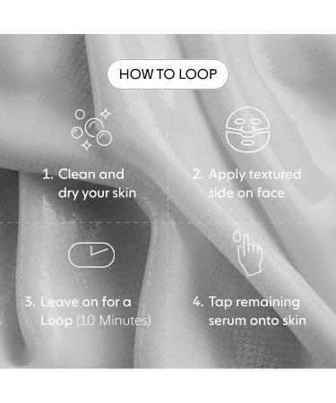 LOOPS DREAM SLEEP Hydrogel Facial Mask - 5 pc | Nighttime Slugging for Toned Plump & Hydrated Skin | Natural Oils & Vitamins - Buy Online on GoSupps.com
