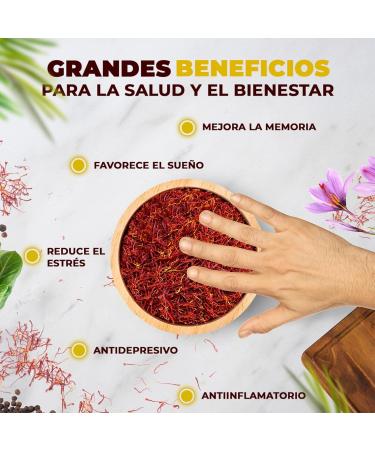 Saffron in DOP Filaments 100% Natural Premium Saffron Traditionally Elaborated Paella Filaments Cooking Spice Premium Saffron Filaments (2g) (10g) - Buy Online on GoSupps.com