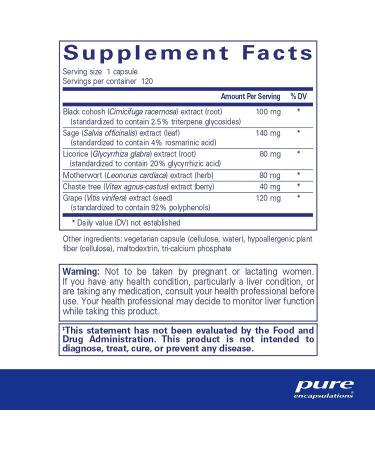 Pure Encapsulations PhytoBalance II - Hormonal Balance Support | 120 Capsules - Buy Online on GoSupps.com