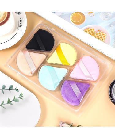Pimoys 6-Piece Powder Puff Set - Soft Triangle Makeup Sponges for Face Powder & Foundation - Versatile Cosmetic Tools in Multiple Colors - Buy Online on GoSupps.com