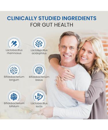 Advanced Probiotics for Gut Health | 60 Specialised Capsules | 5 Billion Bacterial Cultures | Made in UK - Buy Online on GoSupps.com