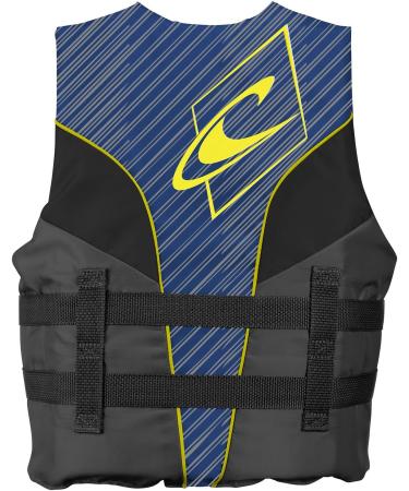 O'Neill Youth SuperLite USCG Life Vest - Pacific/Smoke/Black Yellow - Buy Online on GoSupps.com
