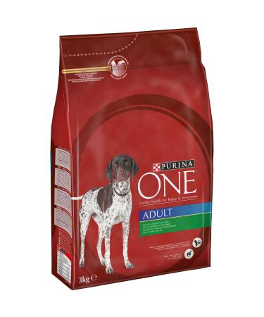 Purina One Adult Lamb and Rice Dog Food 3Kg