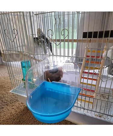 Kathson Bird Cage Shower Box with Feeding Spoon, Toys Balls for Lovebirds Kingfisher Canary - 6 PCS - Buy Online on GoSupps.com