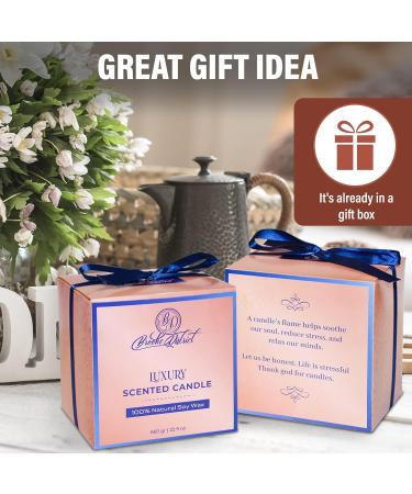 Extra Large Giant Strong Scented Aromatherapy Soy Wax Candle | Purple Lavender Bubble Candle for Relaxation & Home Decor - Buy Online on GoSupps.com