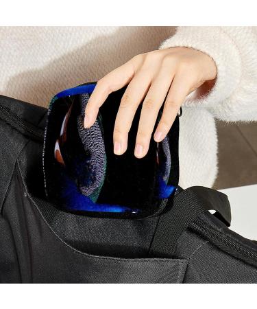 Peacock Design Sanitary Napkin Storage Bag - Portable Menstrual Pad Pouch for Women - Multicoloured - Buy Online on GoSupps.com