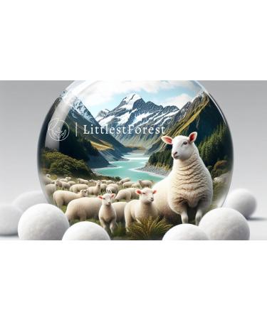 Buy Organic XL Wool Dryer Balls - Reusable Anti-Static Natural Fabric Softener | Hypoallergenic & Pet Hair Catcher | Eco-Friendly Laundry Solution - Buy Online on GoSupps.com