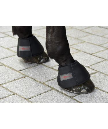 Kerbl 3211613 Protecto Bell Boots - XFull Black Durable Protection for Horses - Pairs Available Worldwide - Buy Online on GoSupps.com