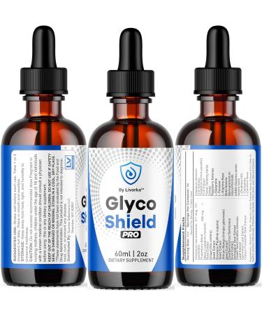 (5 Pack) Glyco Shield Drops - Official GlycoShield Pro Blood Formula Support Supplement Drops - Maximum Strength Original Natural to Overall Wellness and Support Health Reviews 5 Bottles for 5 Months - Buy Online on GoSupps.com