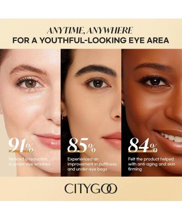 CITYGOO Retinol Eye Stick Hydrating: Dark Circle & Puffiness Balm with Retinol & Collagen - Anti Aging Wrinkle Cream For Women - Travel Friendly and Korean Skin Care 0.35oz/10g Gold 0.35 Ounce (Pack of 1) - Buy Online on GoSupps.com