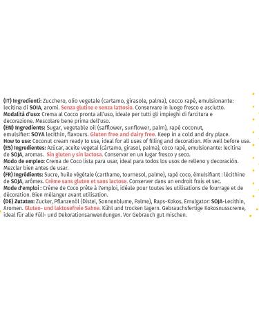 Coconut Spread Ready to use for individuals and professionals Coconut flavored spread Lactose free Gluten free Pack of 500 g - Buy Online on GoSupps.com
