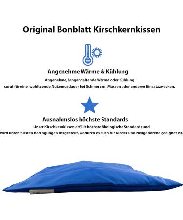 Bonblatt Organic Cherry Stone Pillow | Oeko-Tex 100 Certified | Made in Germany | Heat Cushion for All Ages & Pets - Buy Online on GoSupps.com