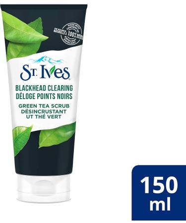 St. Ives Blackhead Clearing Green Tea Scrub 150 Ml - Buy Online on GoSupps.com
