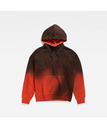 G-STAR RAW Men's Spray Autograph HDD Loose Sweat M Orange (Rooibos Tea Sprayed D23492-b782-g203) - Buy Online on GoSupps.com