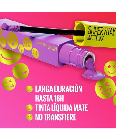 Maybelline Super Stay Matte Ink Liquid Lipstick No. 460 Optimizer - Vegan Long-Lasting 16H Matte Finish 5ml - Buy Online on GoSupps.com
