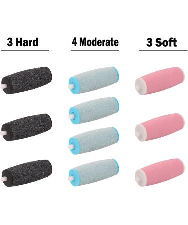 Conpro Velvet Smooth Replacement Rollers - 10 Pack - Pumice for Express Pedi - 3 Roughness Levels - Efficient Cornal Remover  - Buy Online on GoSupps.com