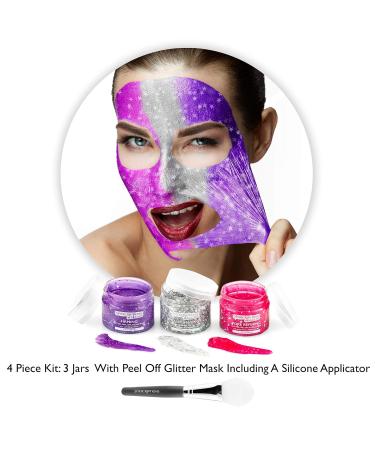 SpaScriptions BeDazzled Glitter Peel-Off Mask for Firming and Pore Refining - Buy Online on GoSupps.com