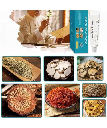 BXQJRJ Hemorrhoid Ointment Herbal hemorrhoid Gel Effectively relieves Anal discomfort Suitable for Men and Women Fast-Acting hemorrhoid Ointment (20g) - Buy Online on GoSupps.com