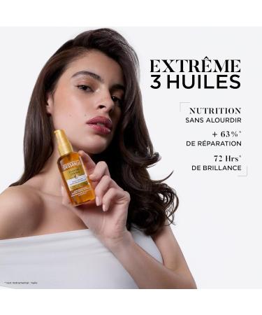 DESSANGE - Extreme Nutri-Regenerating Shampoo 3 Oils - Formula Enriched With Argan Camellia & Pracaxi Oils - Intensely Nourishes & Restores Fiber - For Dry & Denatured Hair - 250 ml - Buy Online on GoSupps.com