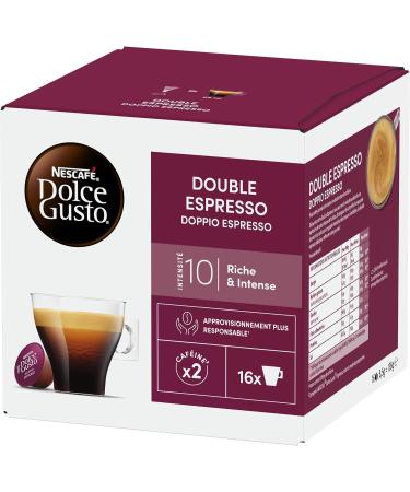  NESCAFE DOLCE GUSTO Nescaf Dolce Gusto Double Espresso - Coffee - 96 Capsules (Pack of 6 boxes). - Buy Online on GoSupps.com