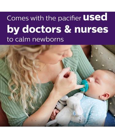 Philips AVENT Soothie Snuggle Pacifier Holder with Detachable Pacifier 0m+ - Elephant SCF347/03 - Buy Online on GoSupps.com