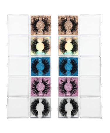 25MM Mink Eyelashes Wholesale 10 Pack - Ninglash False Eyelashes | Christmas Gifts for Women | Handmade Full Strip Lashes | Cruelty-Free 3D Mink Lashes - Bulk 10 Pack - Buy Online on GoSupps.com