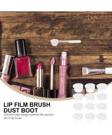 OSALADI 12pcs Lip Mask Brush with Dust Cover | Retractable Lip Brush & Makeup Holder | Travel-Friendly Silicone Covers - Buy Online on GoSupps.com
