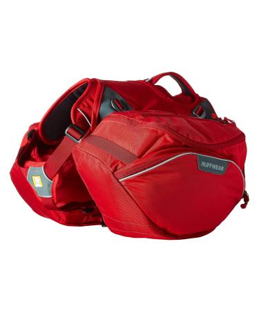 Luffwear hard-wearing hiking backpack for dogs including 2 x 1l water bottle small dog breeds size adjustable size: S red (red currant) palisades pack - Buy Online on GoSupps.com