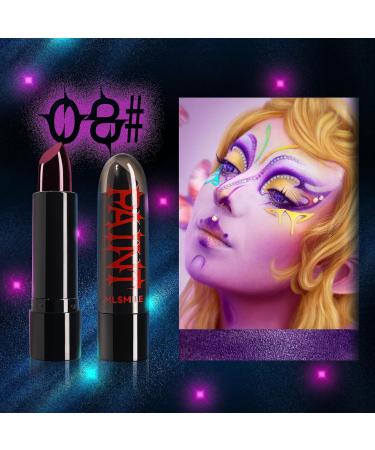 Purple Washable Face and Body Paint | Long-lasting Waterproof Makeup for Halloween Cosplay and Clowns - Full Coverage Cream for Adults & Kids - Buy Online on GoSupps.com