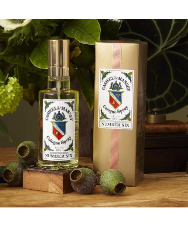 Caswell-Massey Gold Cap Number Six Cologne Spray | 88 mL | Orange Blossom, Bergamot & Rosemary Fragrance for Men | Made in USA - Buy Online on GoSupps.com