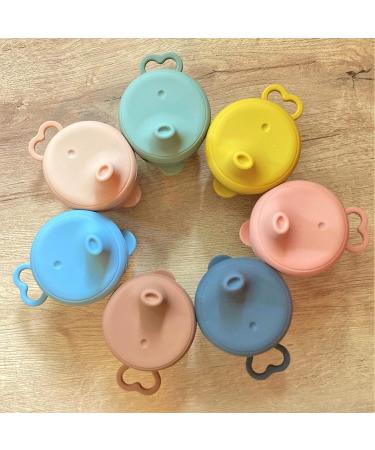 Mod Wave Silicone Baby/Toddler Sippy Cup with Carrying Handle - Natural Feel - Unbreakable  100% Food Grade Silicone Free of Harmful Toxins Slate Blue - Buy Online on GoSupps.com