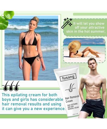 Hair Removal Cream for Women & Men - 120ml Smooth Skin Solution for Arms Legs Bikini Underarms | Moisturizing & Mild Formula - Buy Online on GoSupps.com