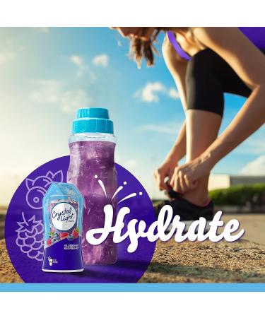 Crystal Light Blueberry Raspberry Water Enhancer - Sugar-Free, Zero Calorie, Liquid Drink Mix (1.62 fl oz Bottle, Pack of 12) - Buy Online on GoSupps.com