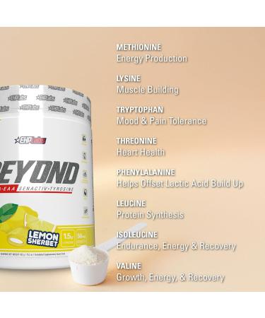 EHP Labs Beyond BCAA Powder Amino Acids Supplement for Muscle Recovery - 8g of Sugar Free BCAAs Amino Acids Post Workout Recovery Powder & 10g of EAA Amino Acids Powder - 60 Servings (Fijian Pineapple) - Buy Online on GoSupps.com