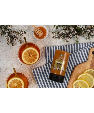 Manuka Doctor MGO 182+ UMF 8 Rated Monofloral Manuka Honey SQUEEZY 10.58 oz - 100% Pure Raw New Zealand Honey, Certified Non-GMO - Buy Online on GoSupps.com