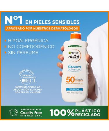 Sensitive Advanced Leche SPF50+ - Broad Spectrum Sunscreen for Sensitive Skin 400 ml - International Shipping Available - Buy Online on GoSupps.com